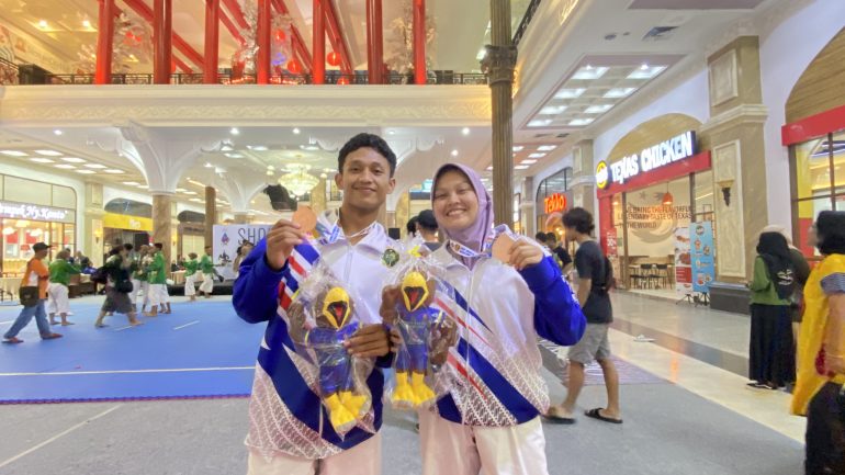 Mahasiswa Politeknik LPP Kontingen Kota Yogyakarta Porda DIY Cabor Kempo